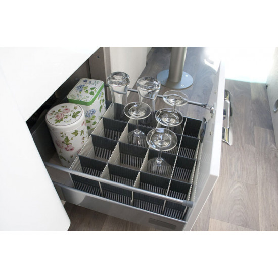 Purvario MAXXI storage slats, 8-pack - light grey/anthracite