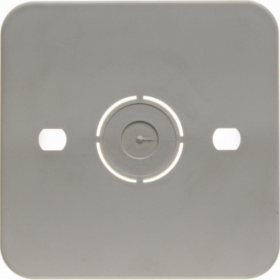 Berker floor plate socket, cream white