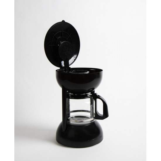 CAMP4 Coffee Maker for Gas Stoves, 10 Cups, Black