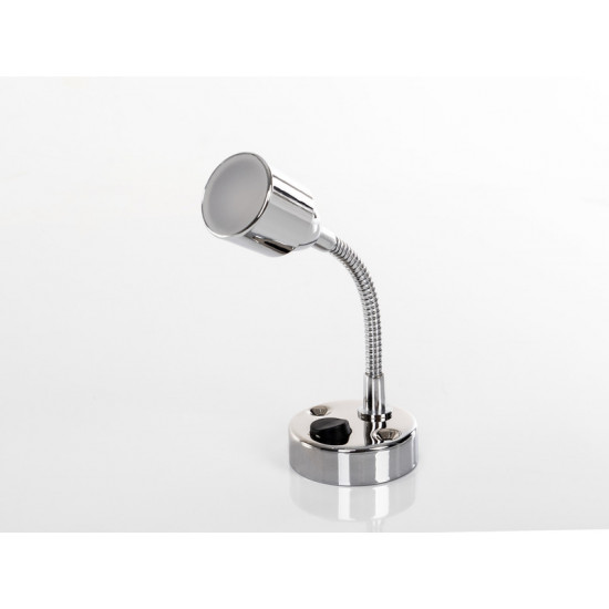 LED reading light with on/off switch