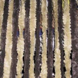 Fleece curtain 56x205 brown/beige for motorhomes and caravans