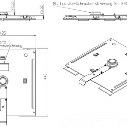 Swivel base for VW T5 and T6 - passenger side