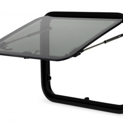 W567 x H492mm RW Fusion Curved Acrylic Glass Safety Glass Awning Window