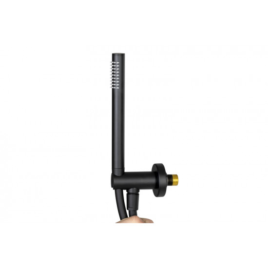 Complete shower set - matte black