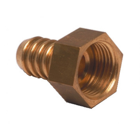 Brass straight grommet 1/2" x 10 mm