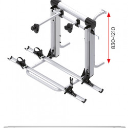 Rear carrier E-Bike Lift Short Rail for 2 e-bikes or 3 bikes up to 60kg