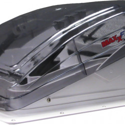MaxxFan Deluxe clear glass roof vent with rain cover