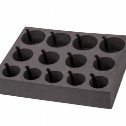 Glass and cup holder - Holds up to 13 glasses