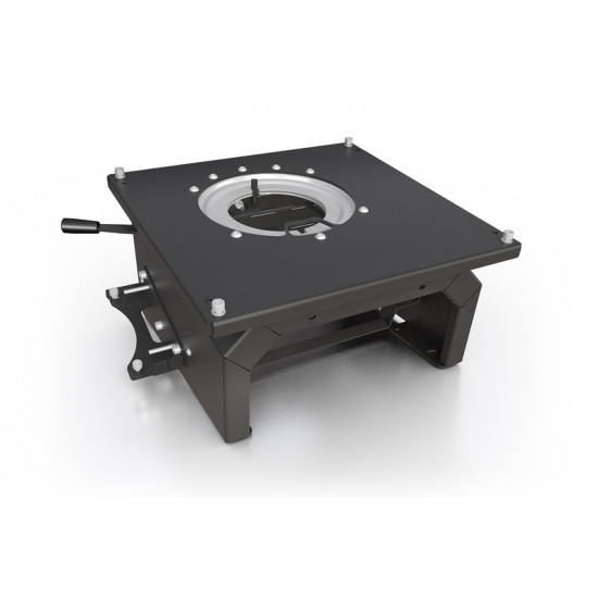 Driver's side swivel unit for VW T5, black, H 250mm