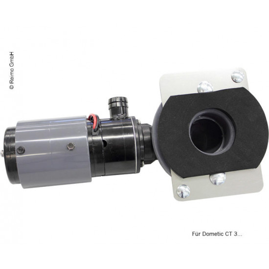 Macerator pump for cassette toilets