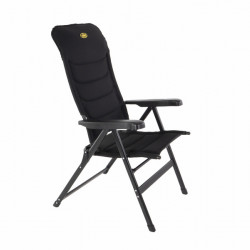 Malaga Breeze camping chair - Upholstered with black mesh fabric