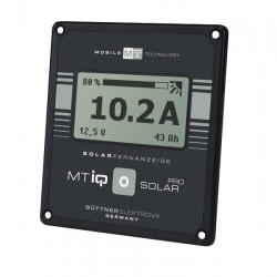 Universal solar remote display, MT iQ Solar Pro, black, 95x90x22 mm