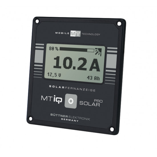 Universal solar remote display, MT iQ Solar Pro, black, 95x90x22 mm