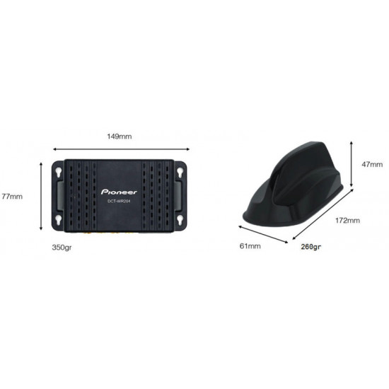 Pioneer Router WR204 incl. antenna