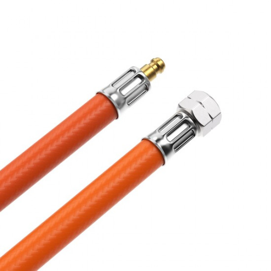 CAMPKO Gas Hose (Medium Pressure) with 1/4" LH Union Nut x Push-in Nipple - 300 cm