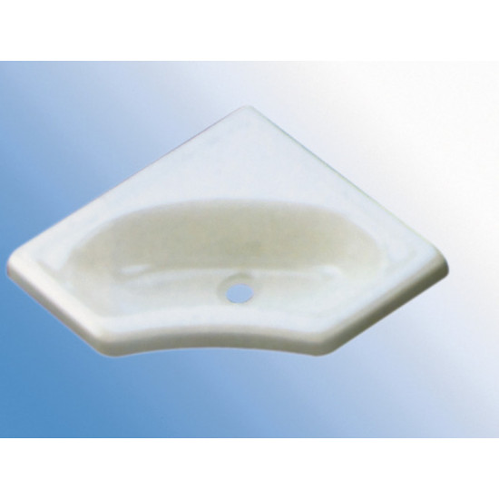 Corner washbasin mini 345x345x116mm, white