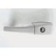 Exterior door handle right side Fiat CARAVAN white, without cylinder, without key