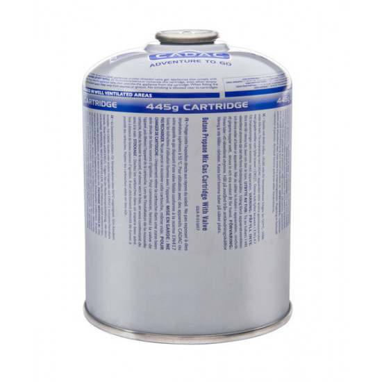 CADAC screw-on cartridge 445g, butane/propane gas mixture