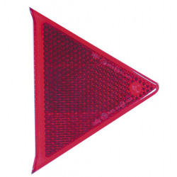 Triangular reflector for vehicle combination taillights - Red