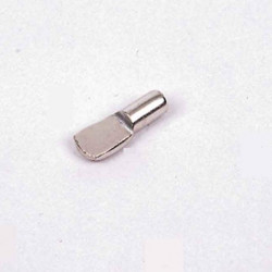 Round nickel-plated shelf brackets, 4 pieces