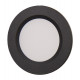LED recessed spotlights with additional spacer ring for surface mounting - Matte black