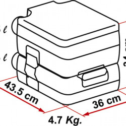 Camping toilet Fiamma Bi-Pot 34