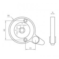 Toilet lock V1155