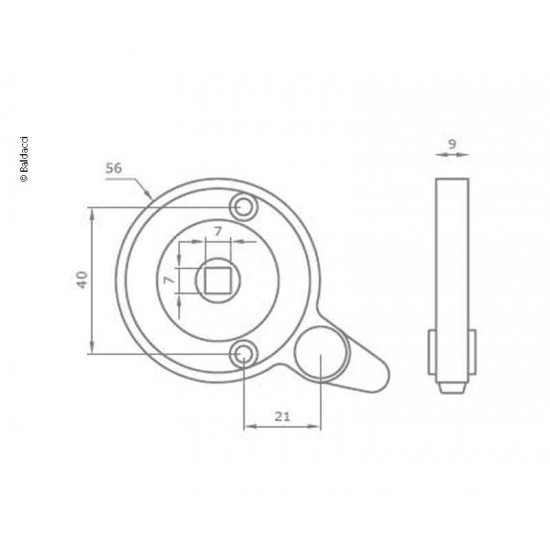 Toilet lock V1155
