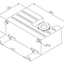 Water tank 60 L