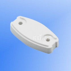 White plastic base plate, 1 pc.