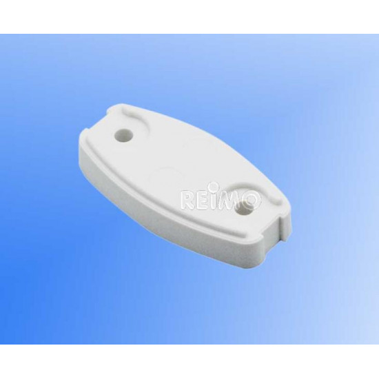 White plastic base plate, 1 pc.