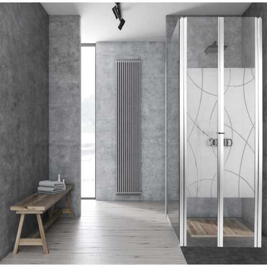 PMMA shower door - 2 panels