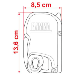 FIAMMA Markise F45S 230 Tit. Markise F45S 230 Titanium Royal Blue