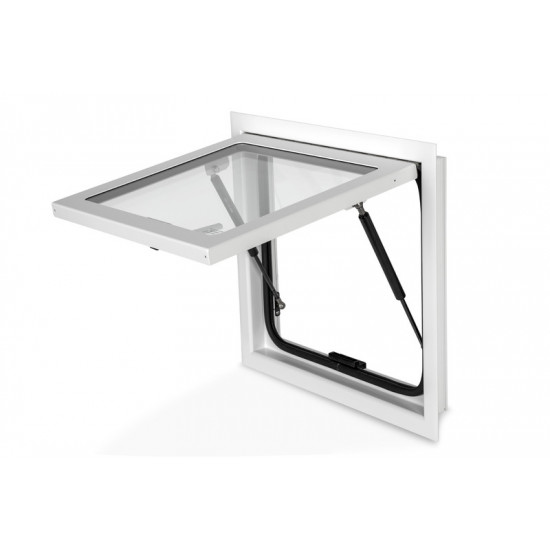 RW Explorer safety glass awning window for expedition vehicles - White