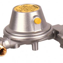 Pressure regulator with safety relief valve - U-shape - 30 mbar