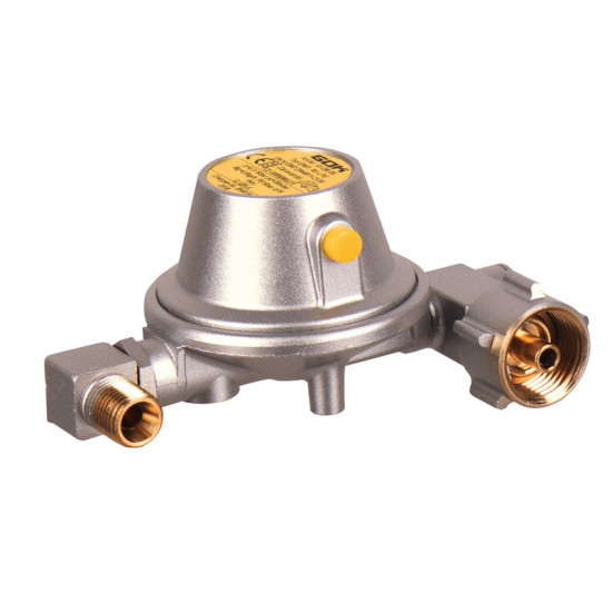Pressure regulator with safety relief valve - U-shape - 30 mbar