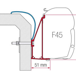 FIAMMA Rapido Series Adapter 6*400cm