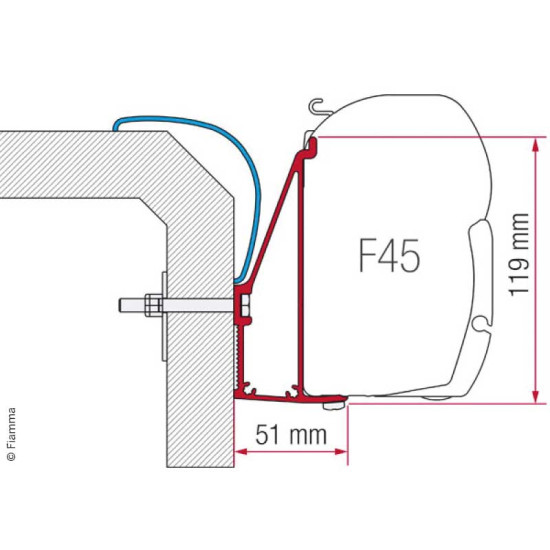 FIAMMA Rapido Series Adapter 6*400cm