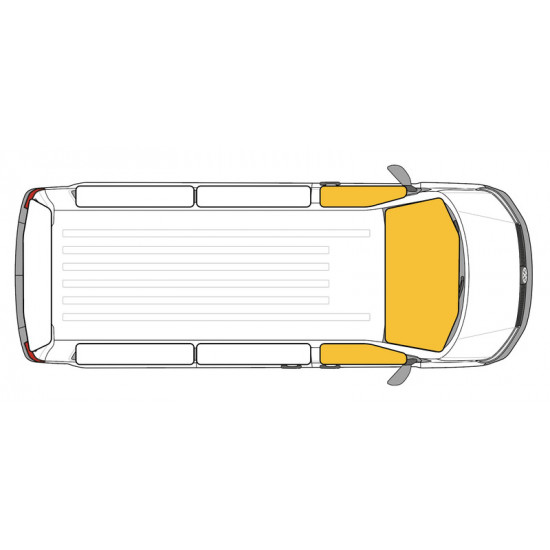 Thermal mats with magnetic fastening for Ford Tourneo Custom >2023