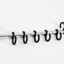 Tent wardrobe for hanging on tent poles