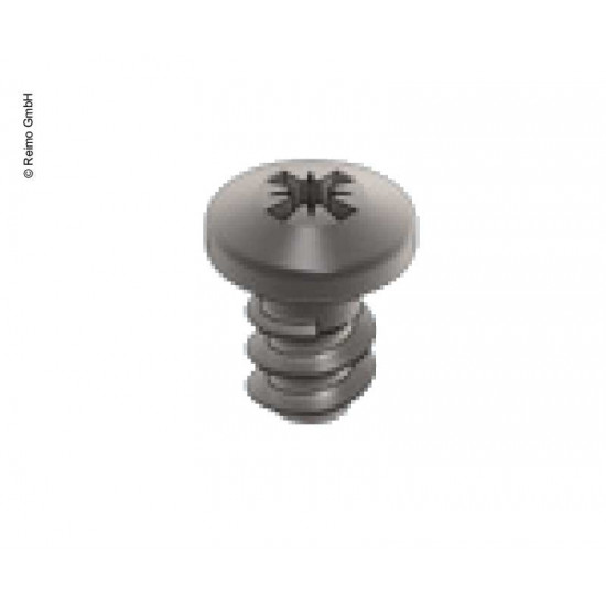 VeryLow Profile stainless steel screws for panel mounting, 10 pcs.