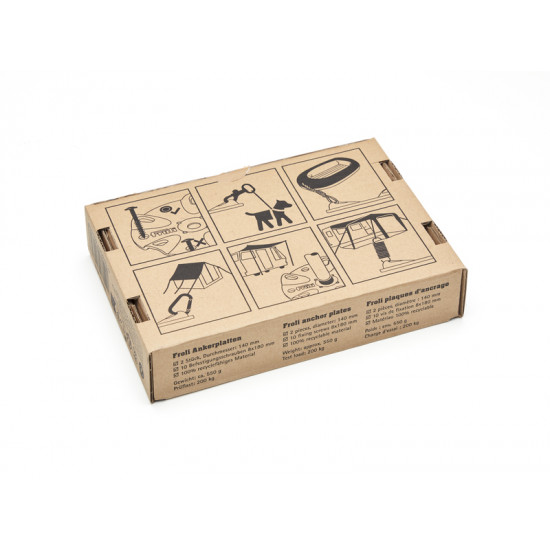 Anchor plates - 2 pieces