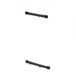 Mounting profile kit bars DJ Crafter from 2017 onwards - Deep Black