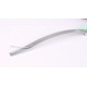 Cabinet handle, silver, matt lacquered, length 160mm