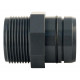 Pipe connector 40/32mm straight with 1¼" external thread