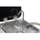 Sink with glass cover