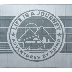 Awning/awning carpet "Life is a journey" - 250 x 260 cm