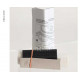 Protective film for VW Caddy from 2005 onwards for loading edge and bumper, 1 piece, transparent