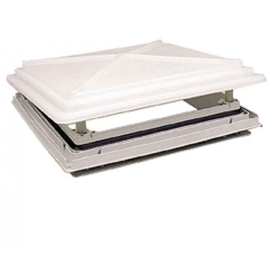 Replacement glass for roof vent 50 x 50 cm - Opal