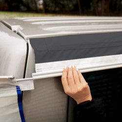Magnetic keder adapter for attaching an awning to a vehicle